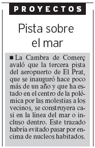 Notícia publicada a LA VANGUARDIA el 20 de novembre de 2005